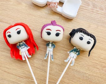 Funky Head 3D Cake Pop Mold Print Pops™