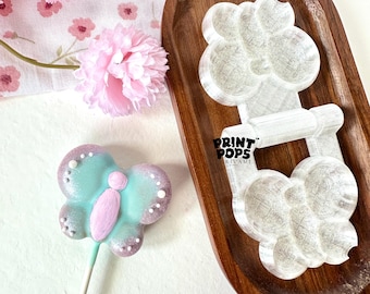 Butterfly 3D Cake Pop Mold Print Pops™