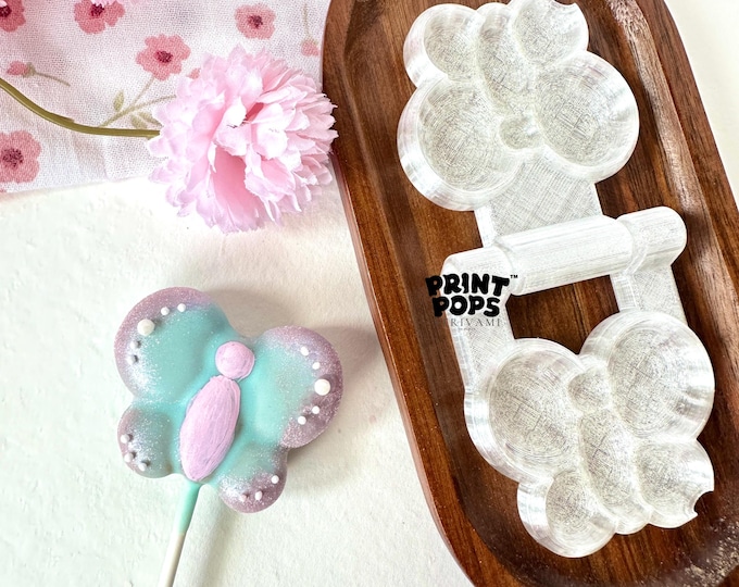Butterfly 3D Cake Pop Mold Print Pops™