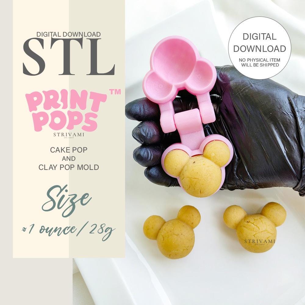 Silicone Minnie Mouse Cake Pop Mold Mouse Cake Mold