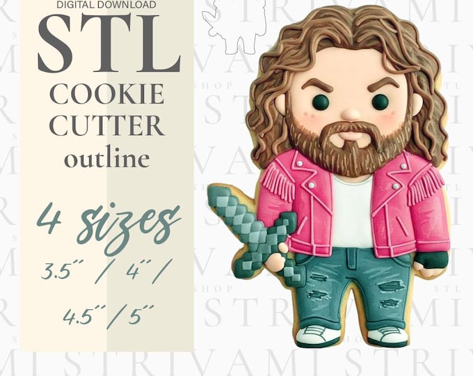 Garrett Cookie Cutter: The Garbage Man STL File (Digital Download)