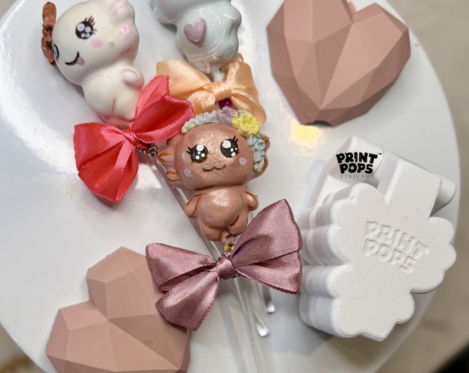 AXOLOTL 3D Cake Pop Mold Print Pops™
