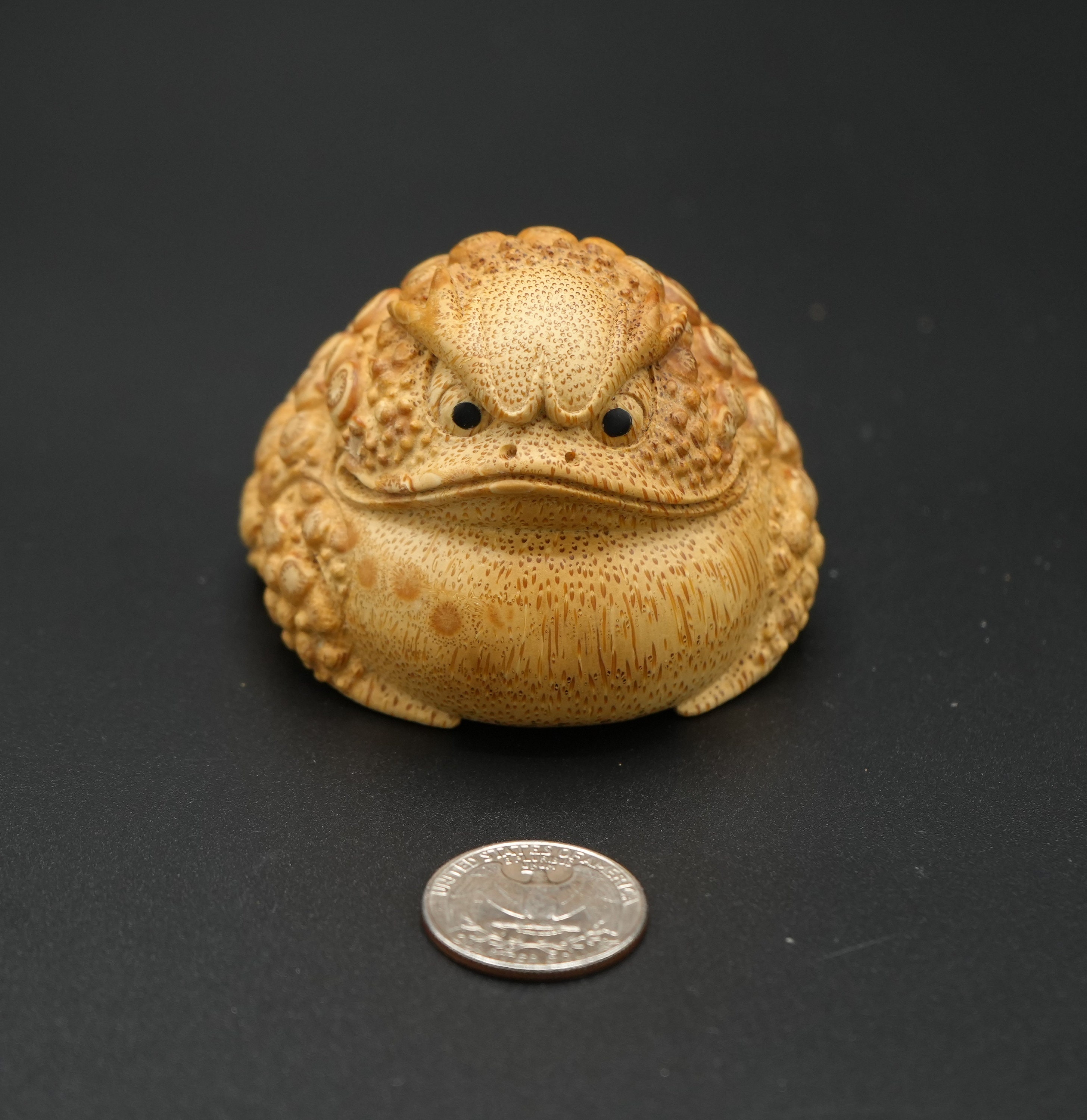 Large Bamboo Root Carved Mighty Golden Toad 竹雕金蟾 - Etsy