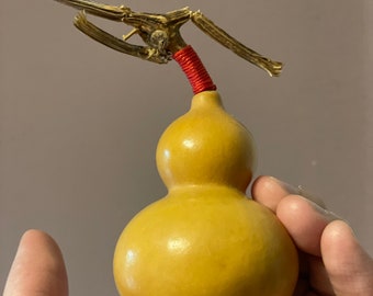 Chinese Lucky Gourd (HuLu) with Divine Dragon Head