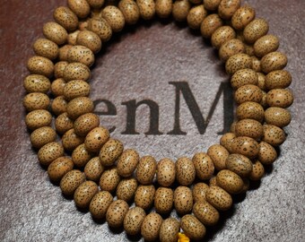 Star Moon Bodhi Premium Butterscotch Aged Seed 108 bead Full Mala II