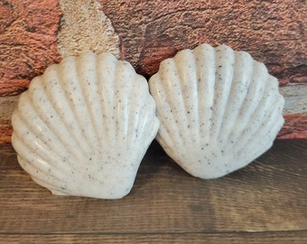 Seashell Soap Favors: Oatmeal Shea Butter, Beach Wedding Shower