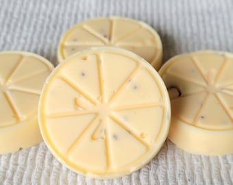 Oatmeal & shea butter mini soap favors - lemon soap favors - Mini soap favors  bridal shower favors baby shower soap favors wedding favors