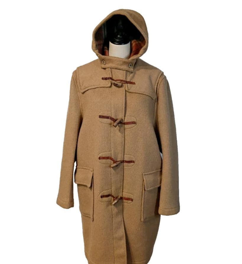 ジャケット・アウター Vintage long duffle coat Gloverall Duffle England Coat Toggle Button Jacket Black