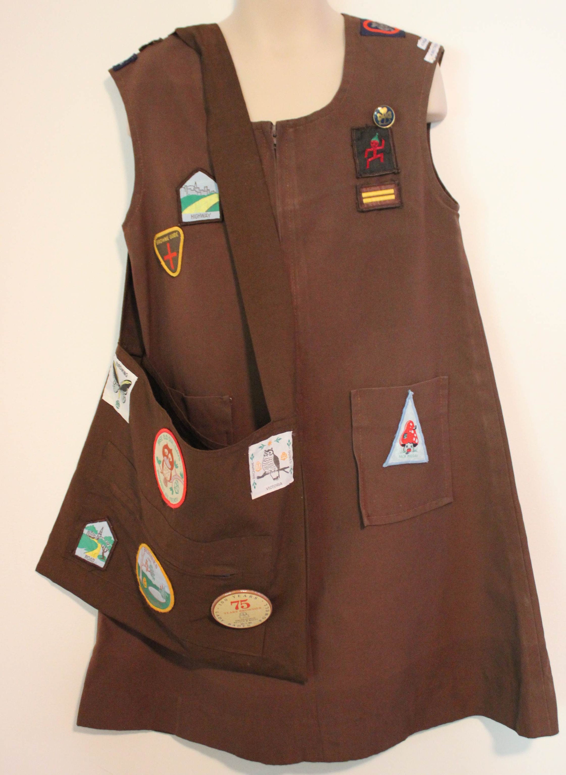 VINTAGE 80'S Brownies Girl Guides Australia Uniform Etsy