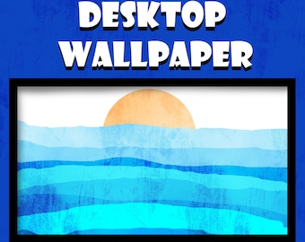 Fondo de pantalla de escritorio con textura oceánica