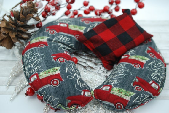 Reusable Microwavable Rice Neck Pillow Give The Gift Of Heat Etsy