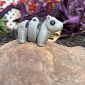 3D Printed Keychain/Charm. Baby Hippo