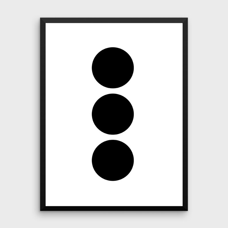 Minimalist Print Art Diy Home Decorating Cubicle Wall Decor Etsy