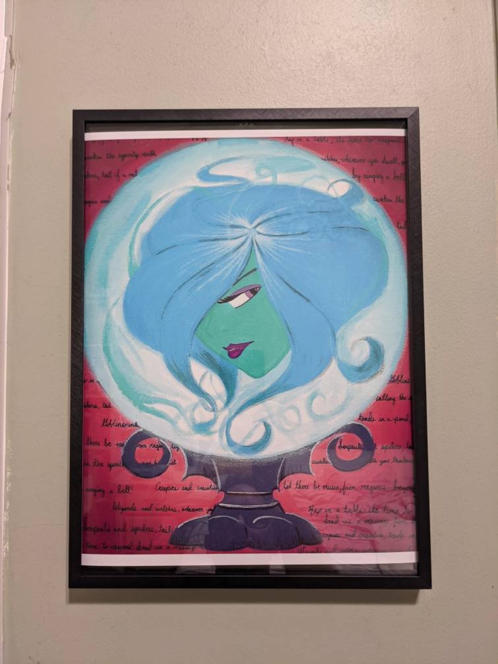 Disney Inspired Haunted Mansion Madame Leota 11x14 Art Print | Etsy