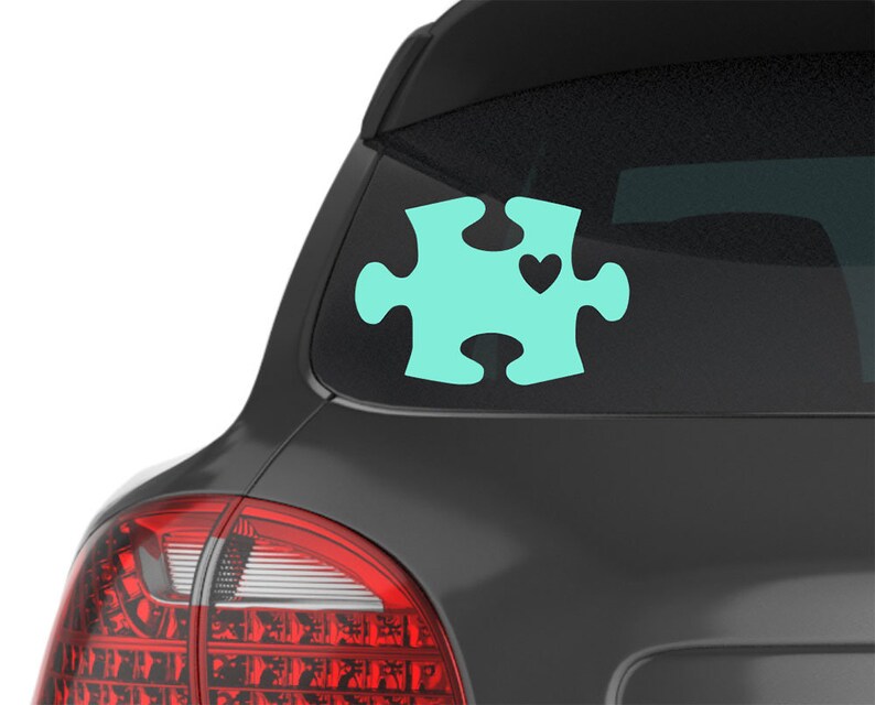 Autism Puzzle Piece Decal for Car Autism Awareness Decal - Etsy