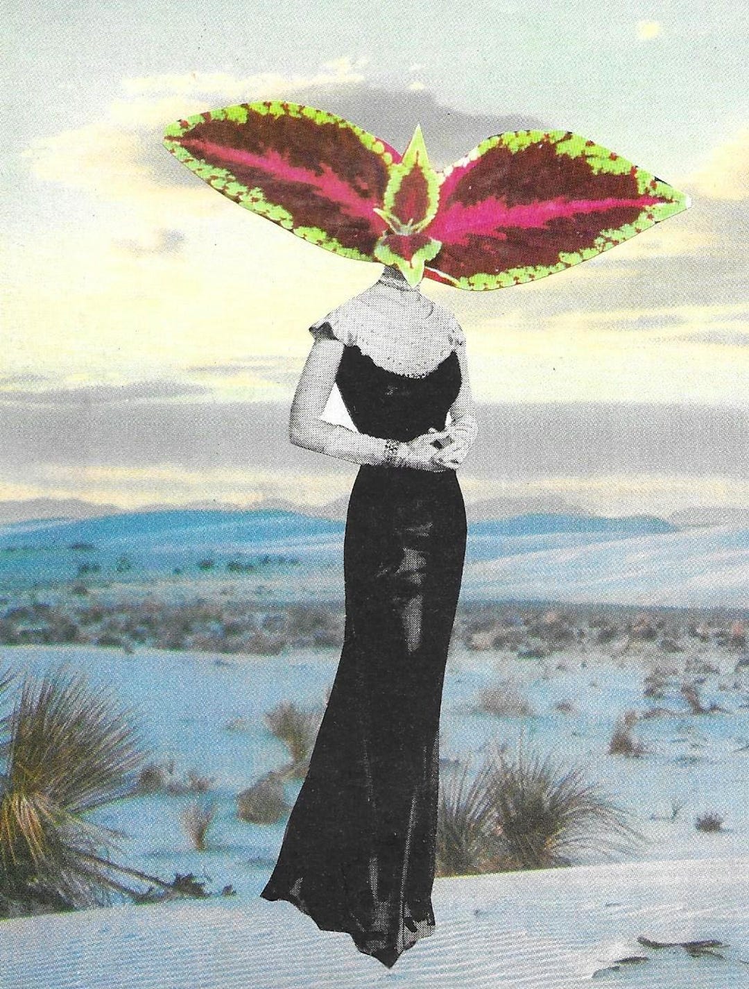 How I Became Alone, Original Collage, Collage Art, Paper Collage, Paper ...