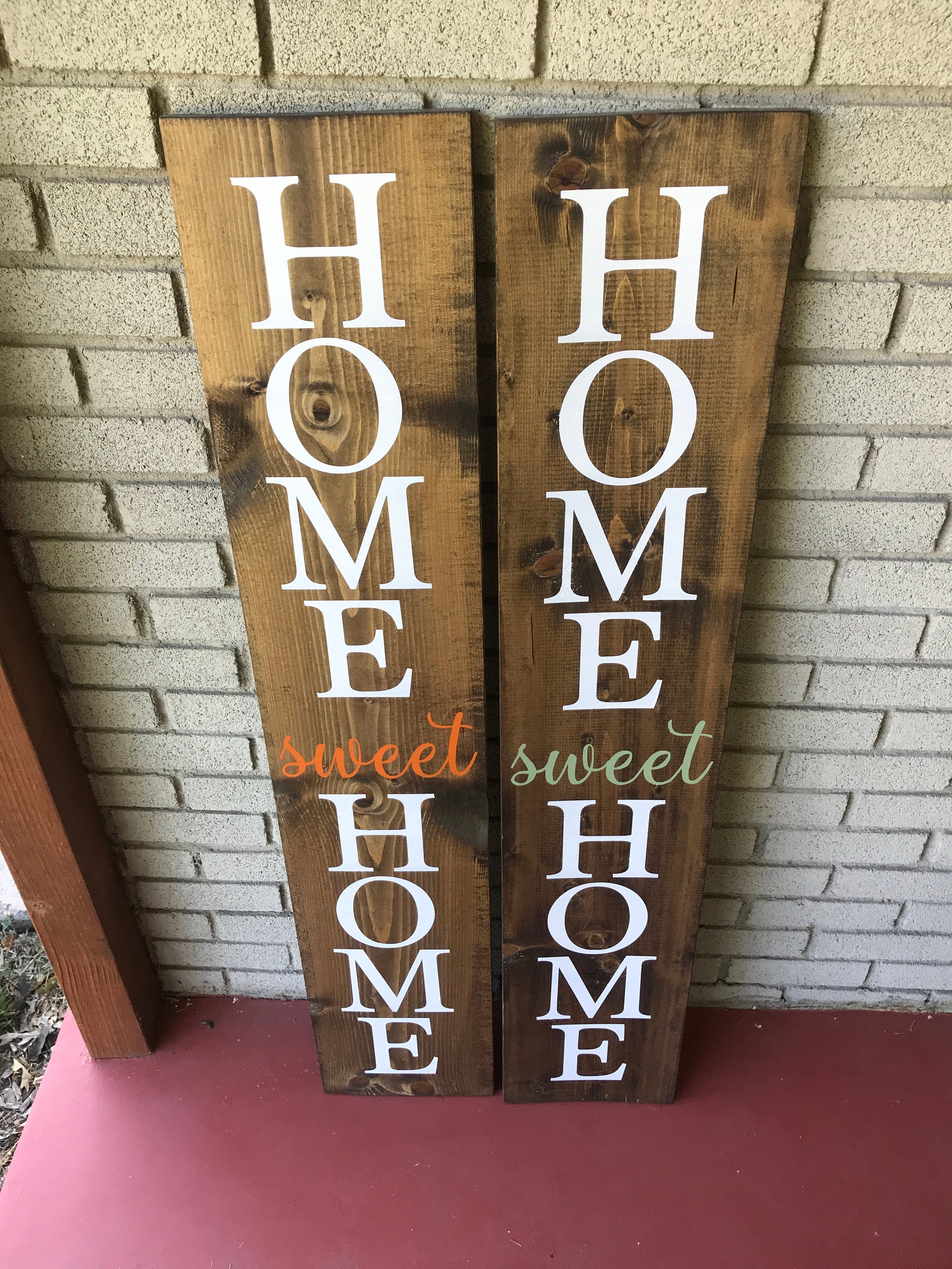 LARGE Front porch sign home sweet home sign welcome sign | Etsy
