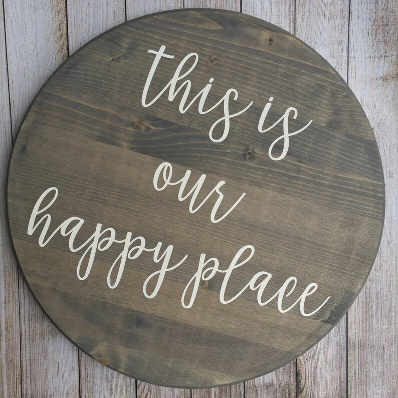This is our happy place this is our happy place sign happy Etsy