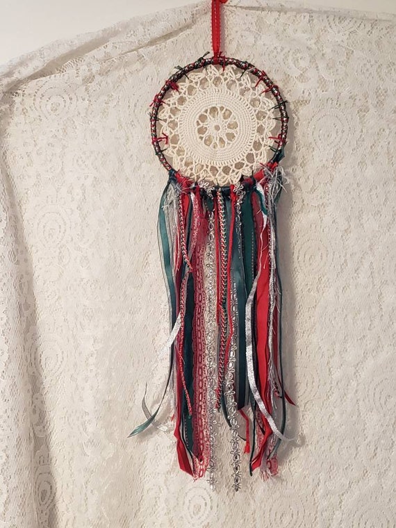 Christmas Dream Catcher: Handmade Boho Holiday Decor