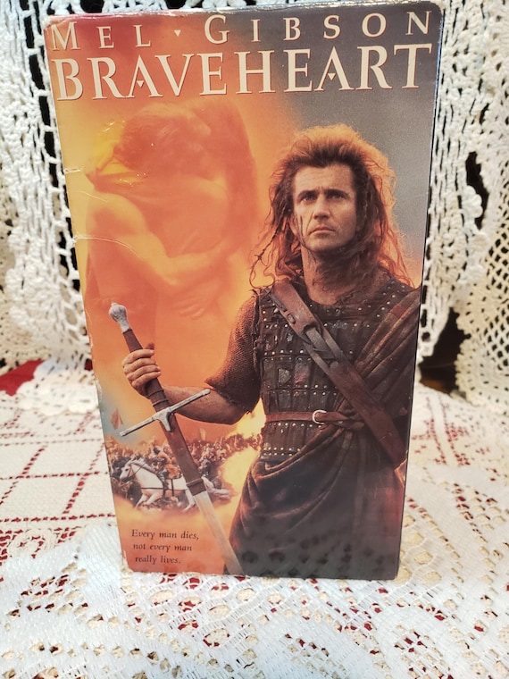 Braveheart VHS Set: Mel Gibson 1990s Movie