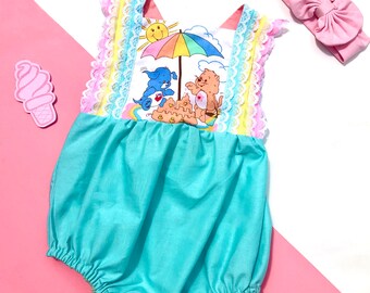 care bear romper