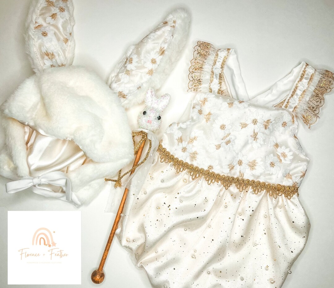 Sweet Bunny Rabbit Easter Romper Set - Etsy