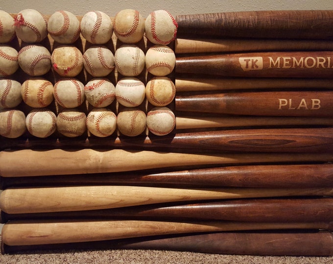 Personalized Baseball Bat Flag Etsy