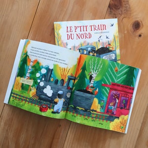 Le p'tit train du Nord, album pour enfant, livre jeunesse, Laurentides image 2