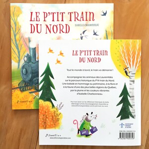 Le p'tit train du Nord, album pour enfant, livre jeunesse, Laurentides image 5