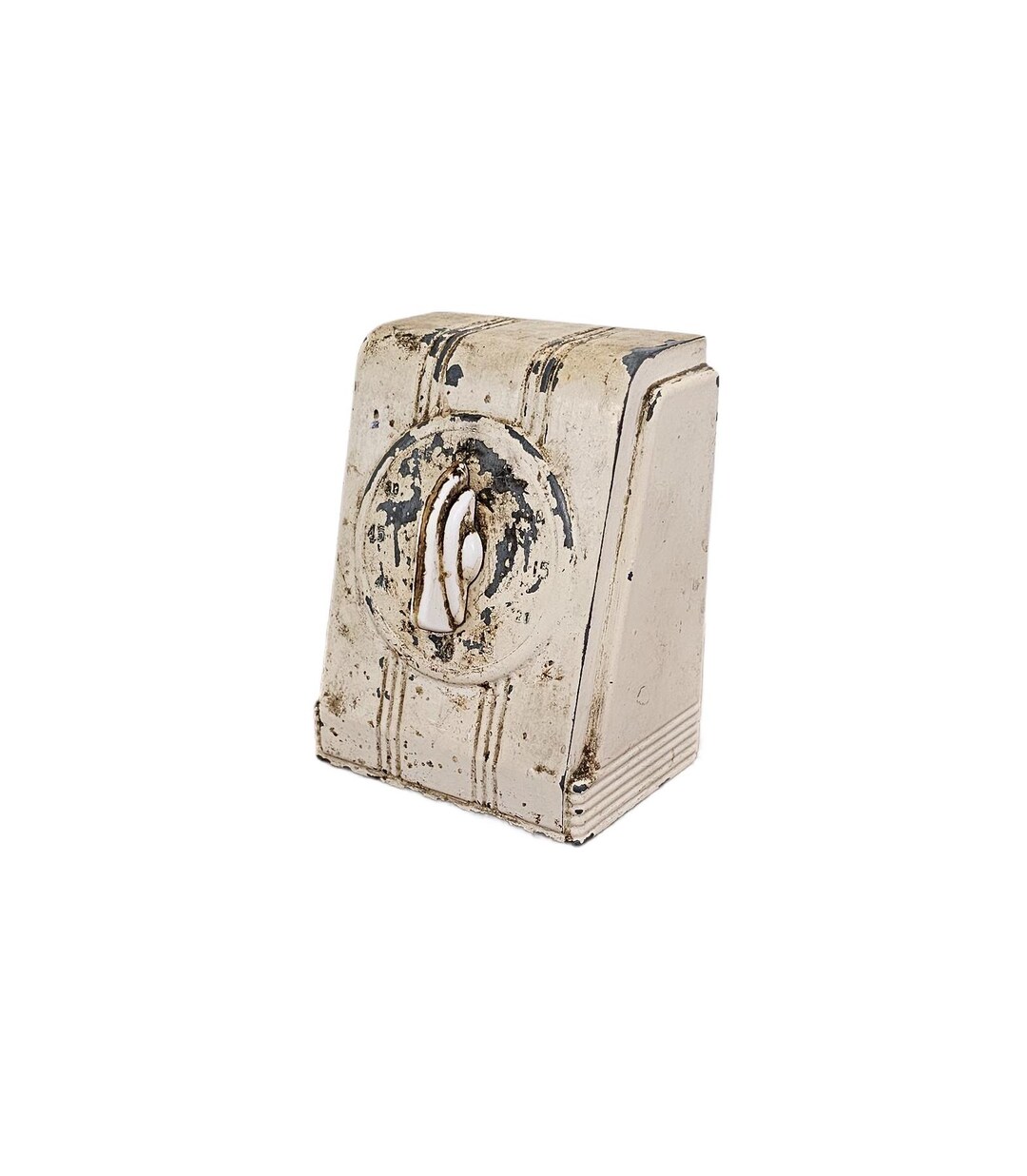 Vintage Creamy Chippy Paint Art Deco Kitchen Timer - Farmhouse Kitchen ...