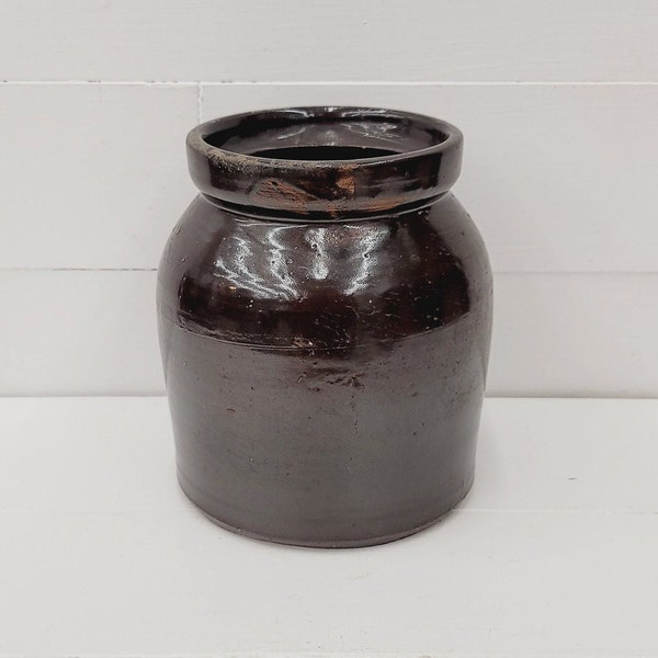 Brown Crock Etsy