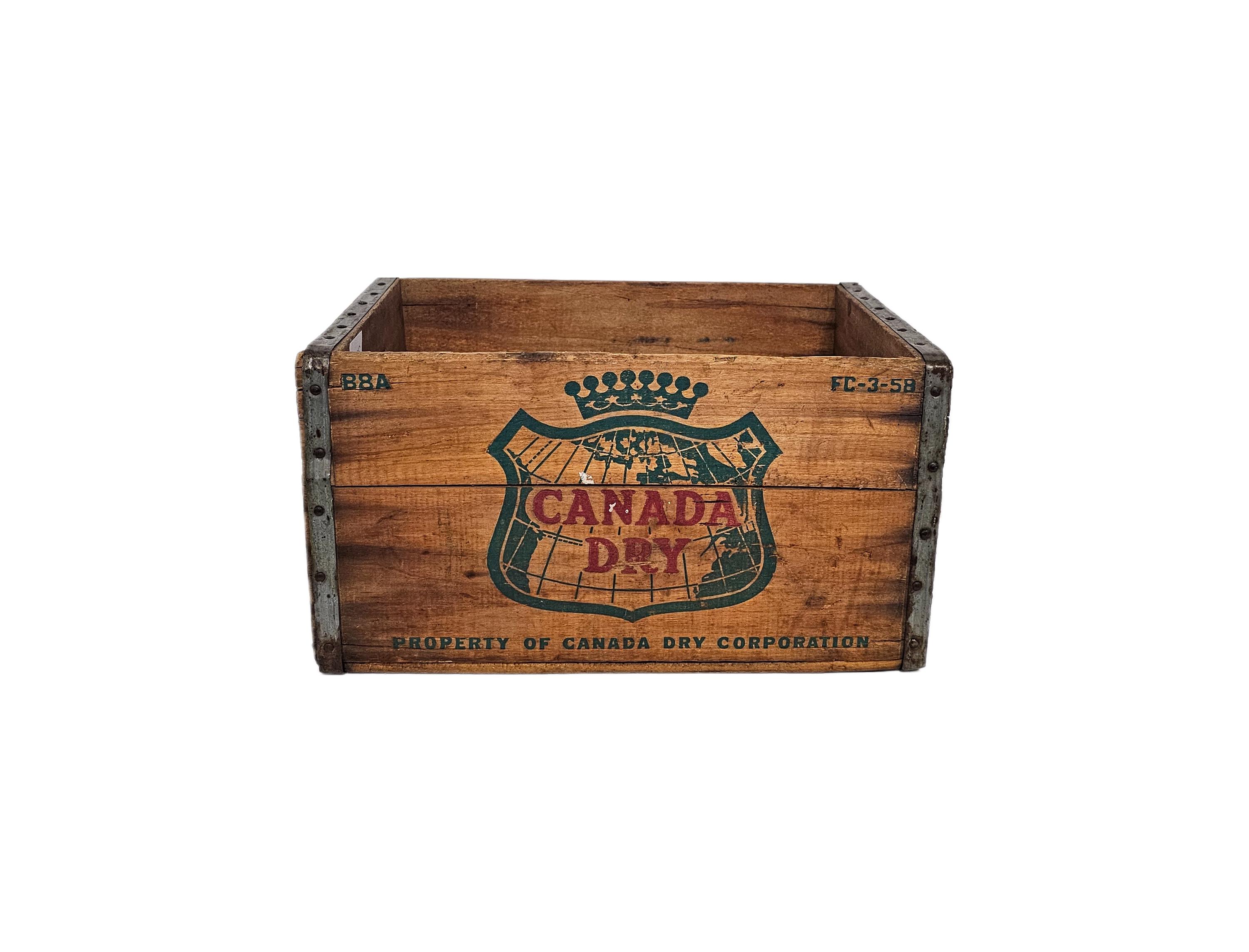 ヴィンテージ カナダドライ ウッドクレートボックス - Etsy 日本