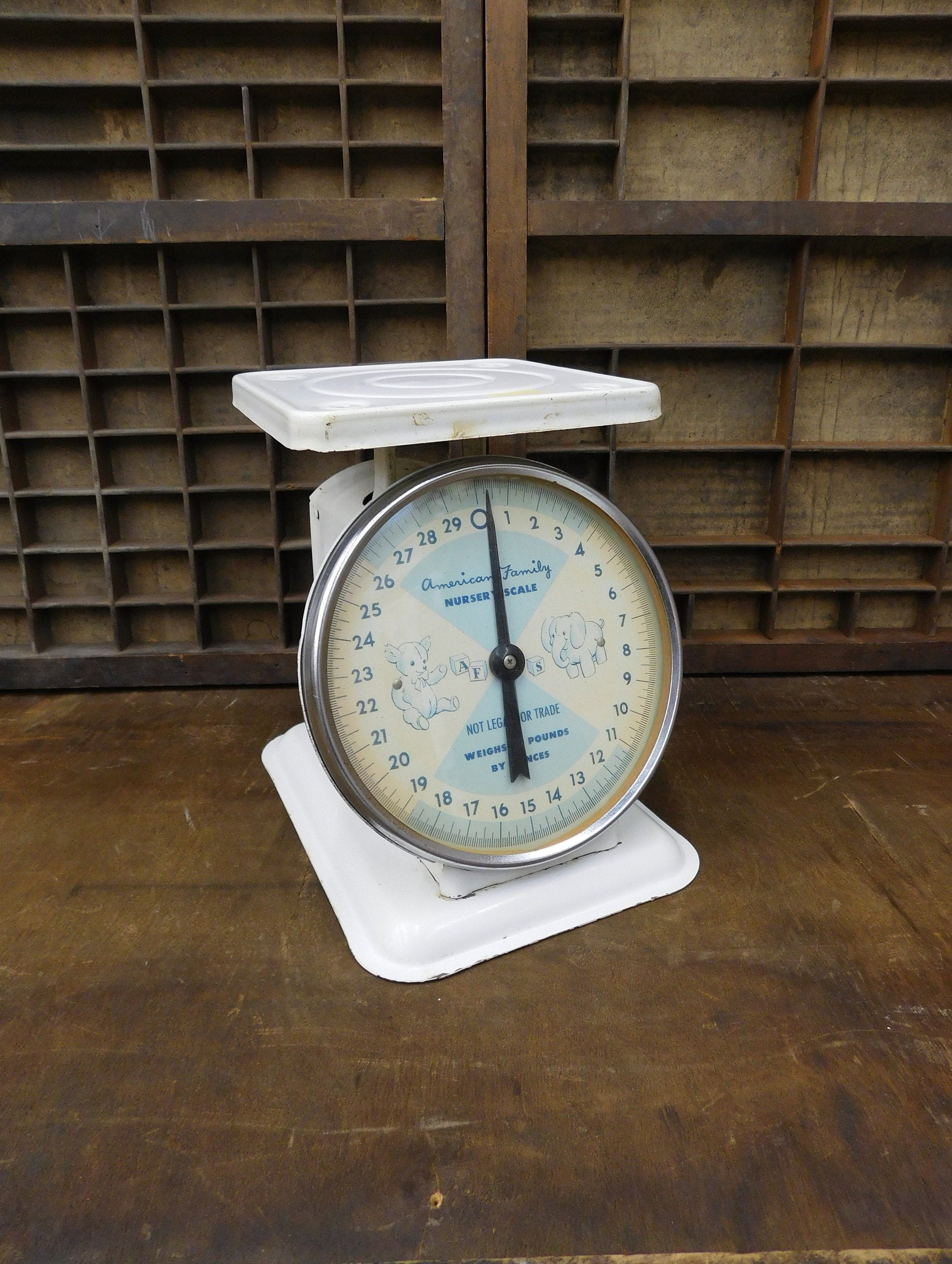 Vintage American Family Nursery Scale - Farmhouse Scale - Nursery