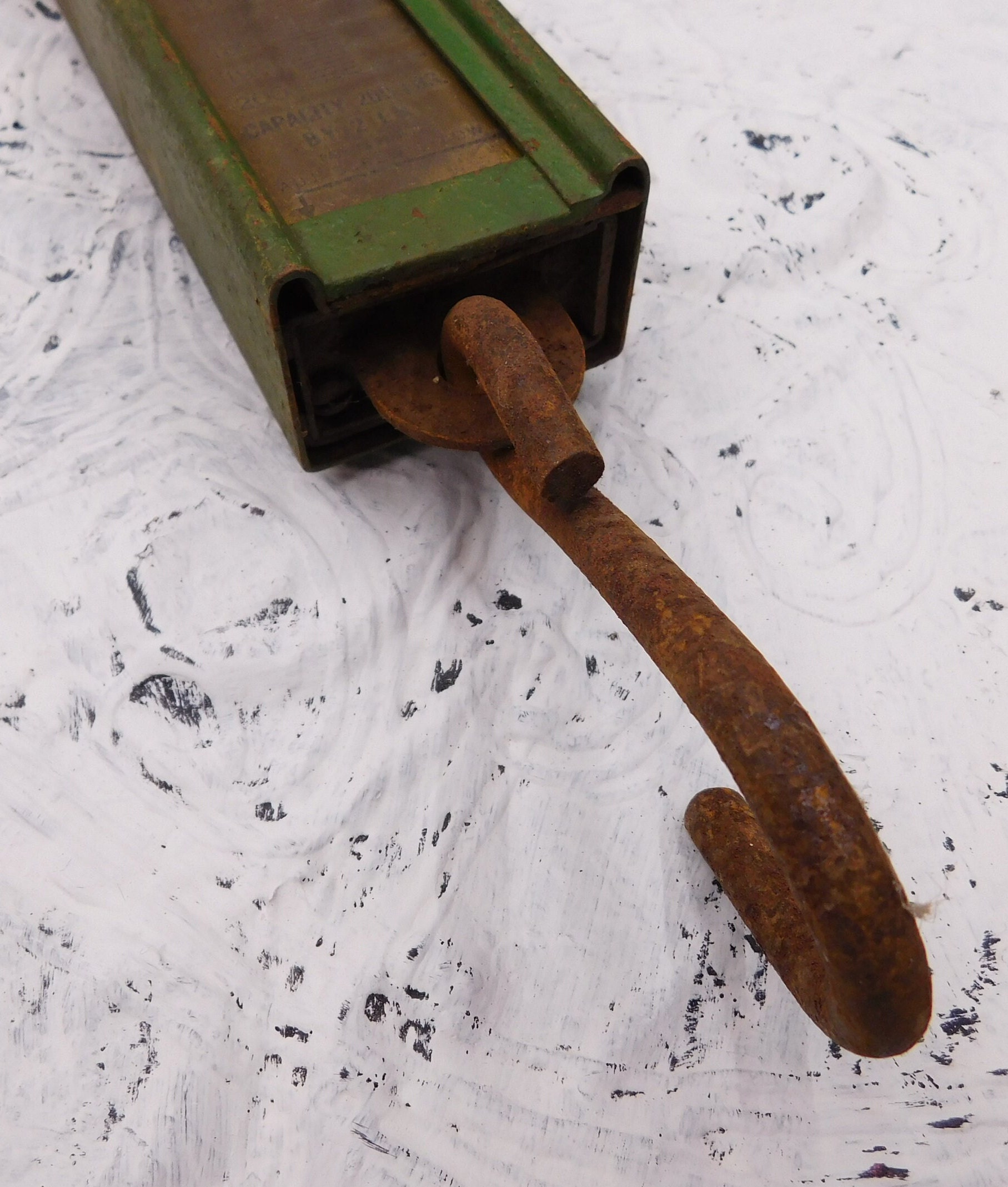 Vintage Green Hanson Model 8920 Hanging 200 LB Scale Etsy
