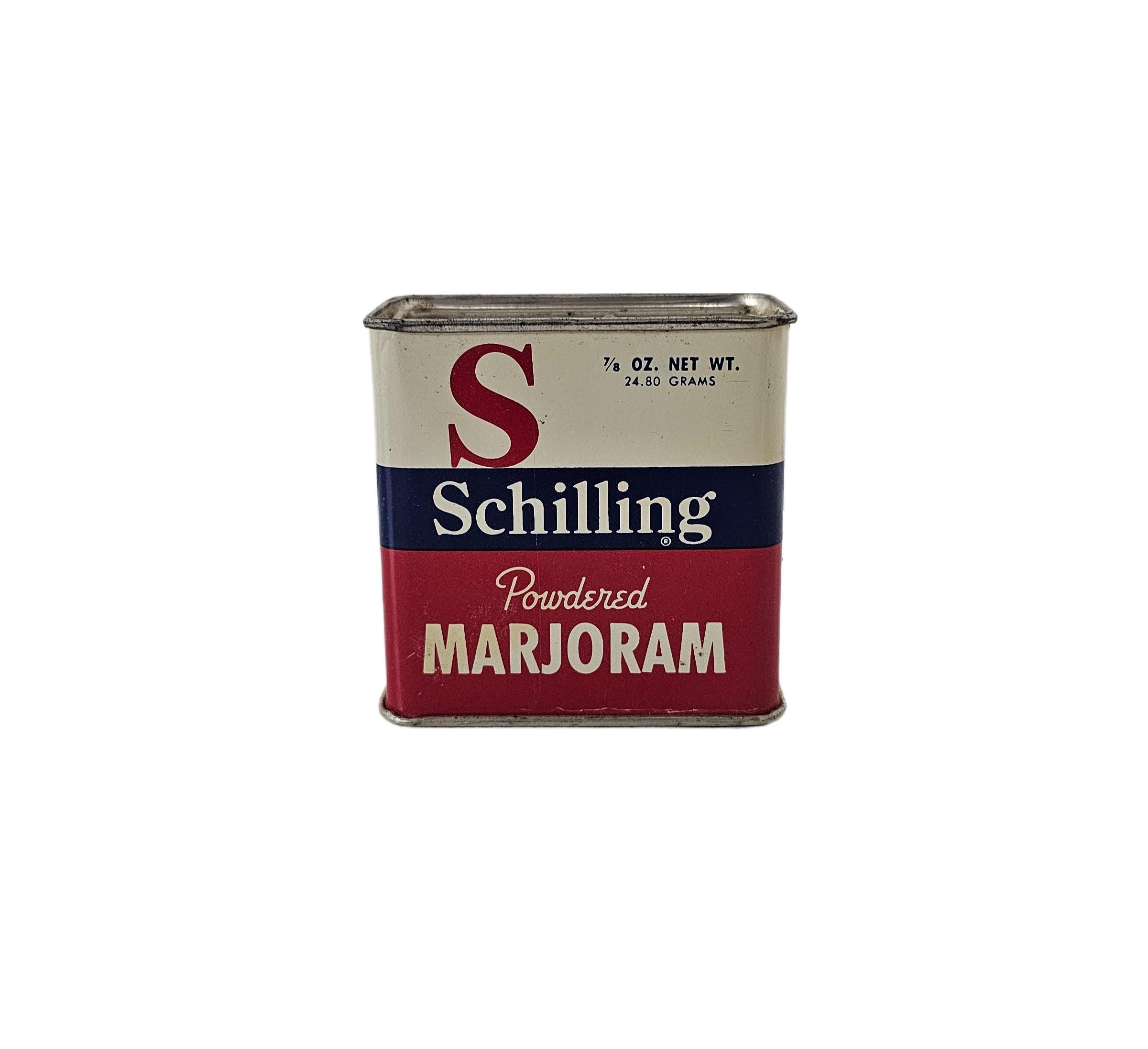 Vintage Schilling Spice Tins - Etsy