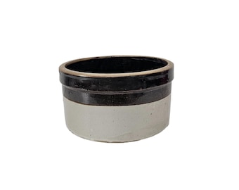 Jarra de gres bicolor vintage