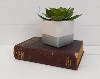 Vintage The Circle Of Knowledge Henry W Ruoff Book - Farmhouse Decor - Book Of Answers - Brown Book Decor - Office Decor