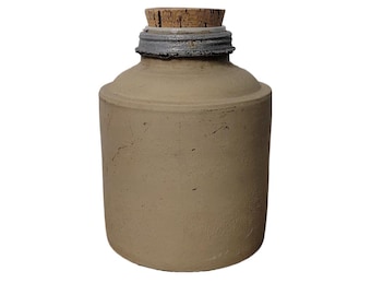 Tarro de conservas de cerámica vintage con interior esmaltado - Cocina de granja - Tarro de cerámica
