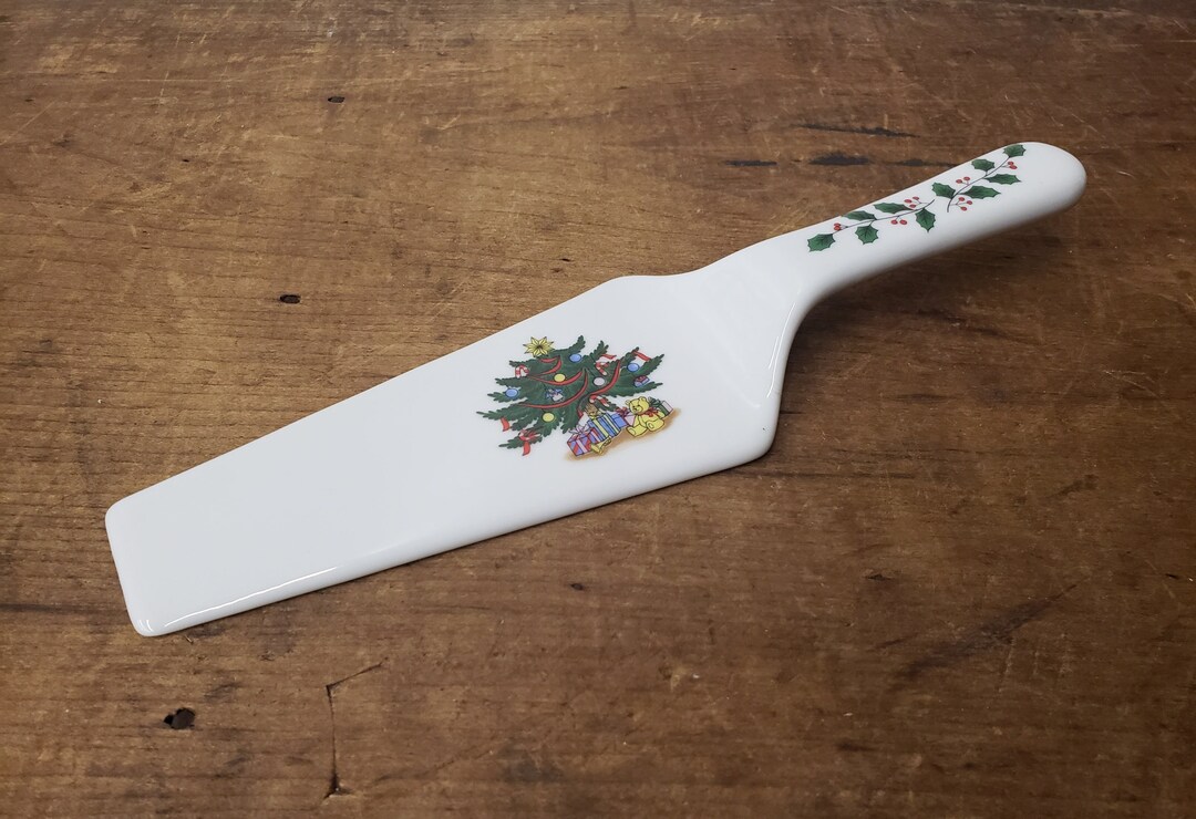 Vintage Japan White Porcelain Christmas Tree Holly Vine Etsy