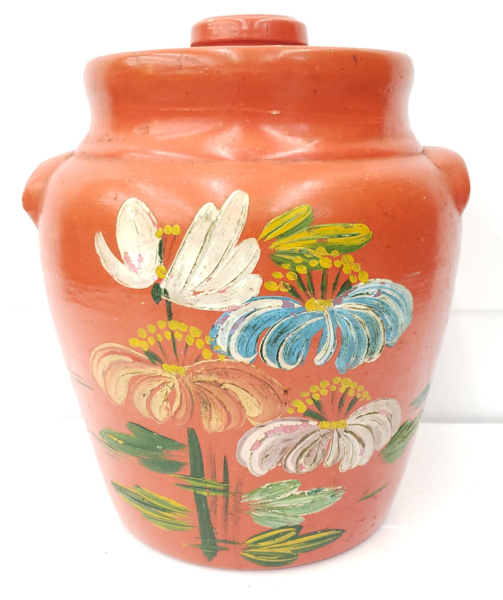 vintage Ransburg pottery cookie jars - set of 3 – 86 Vintage