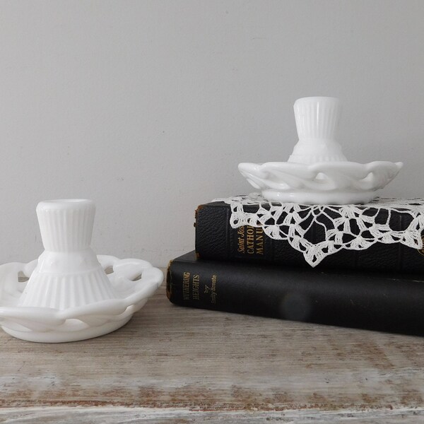 Fostoria Milk Glass Etsy