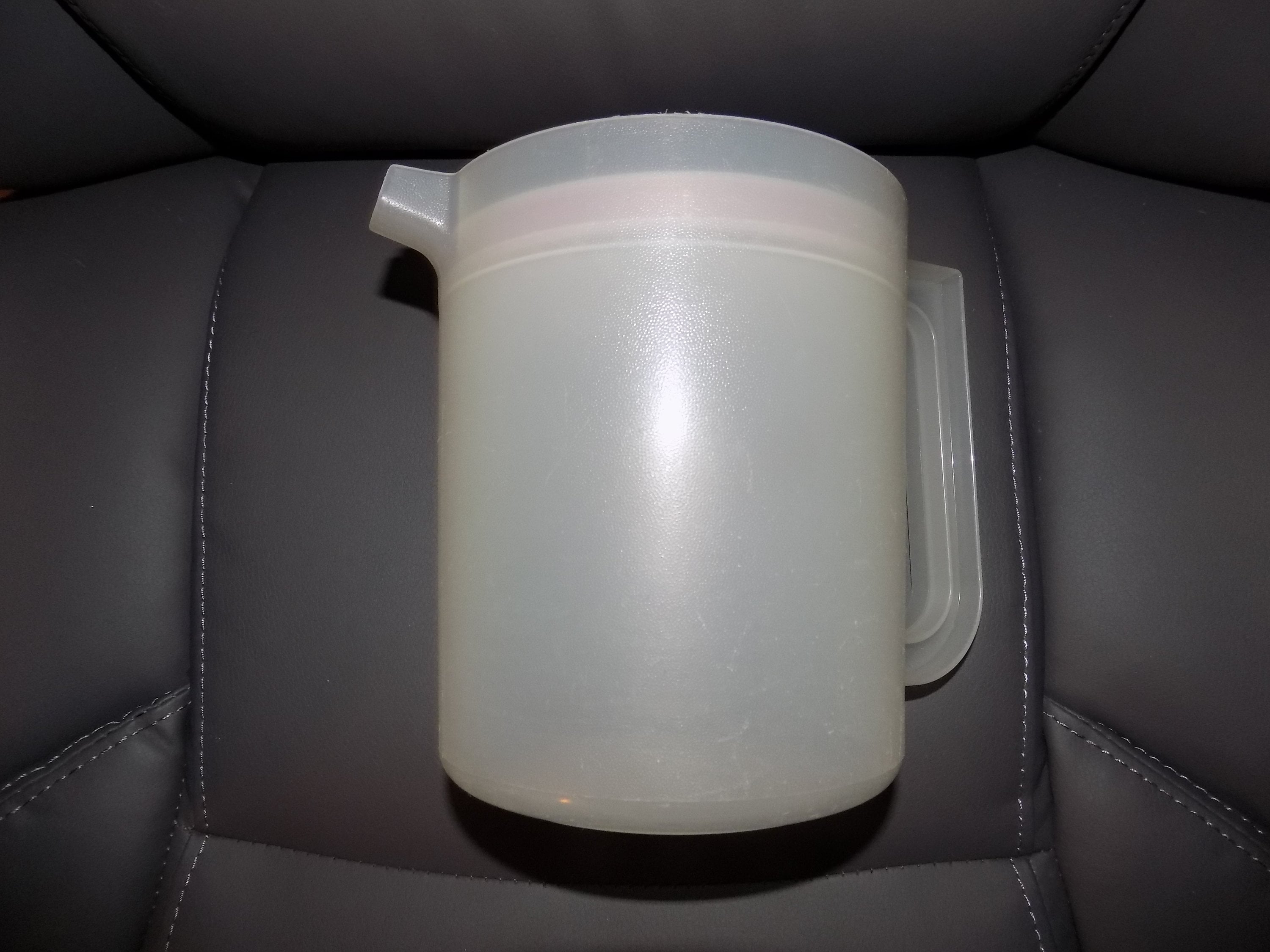 Tupperware Clear 1 1/2 Quart Pitcher W/red Lid Vintage 15753 Etsy
