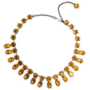 Harlequin Market Double Crystal Accent Necklace - Topaz