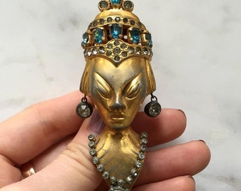 Vintage Hattie Carnegie Figur Haarspange
