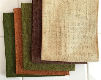 Rare Moda Rustic Weave Fat Quarters and Fat Eighths, Out of Print Rare Moda Rustic Weave Bundle