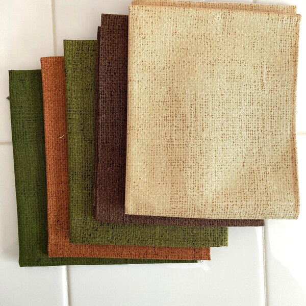 Rare Moda Rustic Weave Fat Quarters and Fat Eighths, Out of Print Rare Moda Rustic Weave Bundle