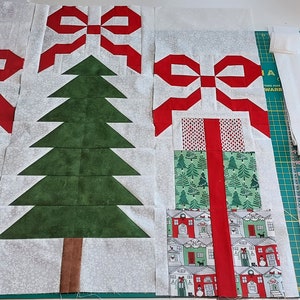 DIGITAL: Christmastime Quilt PDF Pattern Christmas Table image 4