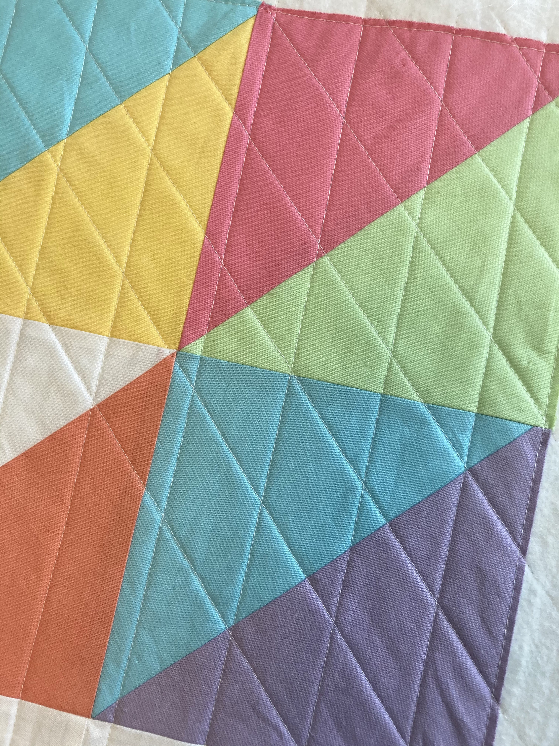 Triangle Twizzle Quilt PDF Pattern, Modern Quilt Pattern, Easy Triangle ...