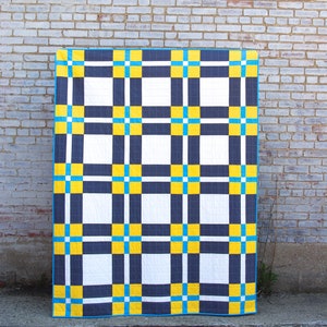 DIGITAL: Classic Plaid Quilt PDF Pattern, Modern Plaid Quilt Pattern, Beginner Quilt Pattern, Plaid Quilt Pattern for Beginners image 4