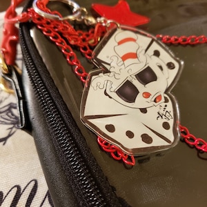 Cuphead and Mugman Double-sided Keychain
